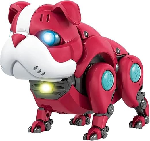 Interactive Robot Toy Dog, Remote Control Robot Toys for Kids, Voice Control, Gesture Sensing, Programmable, LED Eyes, Music and Dance, Gift for Boys and Girls - Toys and Games | Buy online on ZillyBuy