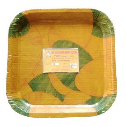 SRI SAIGANESH PAPER PLATES-| Eco-Friendly and Biodegradable | Perfect for Parties, Weddings, and Events