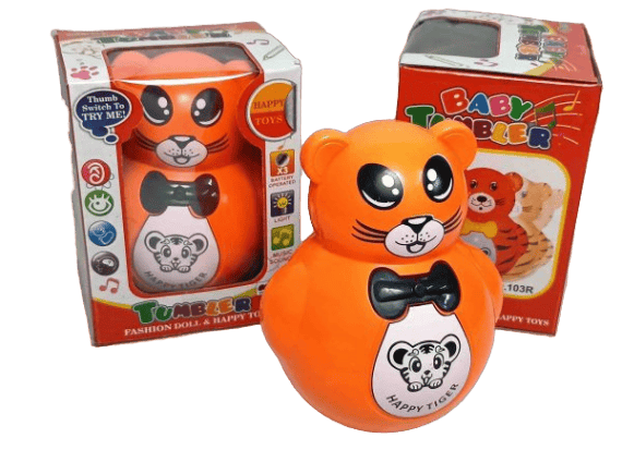 Baby Tumbler Toy, Happy Tiger, Interactive Musical Toy for Infants and Toddlers - Toys and Games | Buy online on ZillyBuy