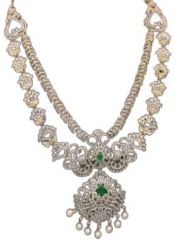 Short Necklace Set With Earrings