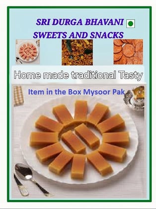  1 Kg Mysoor Pak - A Traditional Indian Sweet