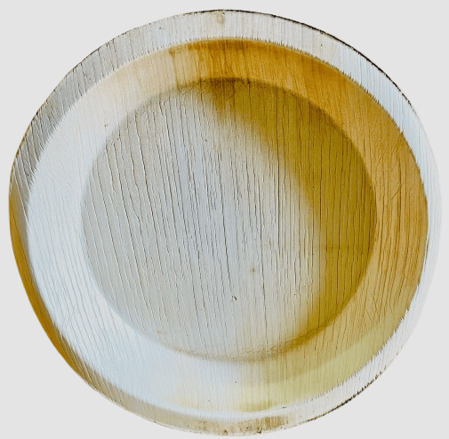 100% Natural Areca Leaf Plates 8 inch | Disposable and Biodegradable | Eco-Friendly Dinnerware | 100 Pieces