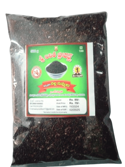 Organik Black Sesame Seeds 500 grms