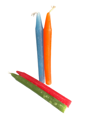 Wax Candle 7.5 inches (Set of  20)