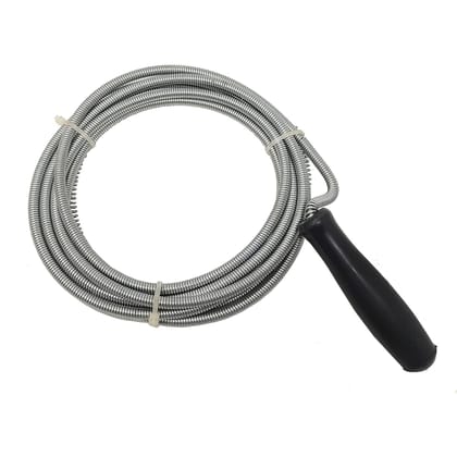 3 Meter Drain Cleaner Wire Spring Drainage Block Remover Machine Tool for Kitchen Sink, Wash Basin, Drainage Pipe Cleaner Drain Clog with Snake Like Flexible Steel Body