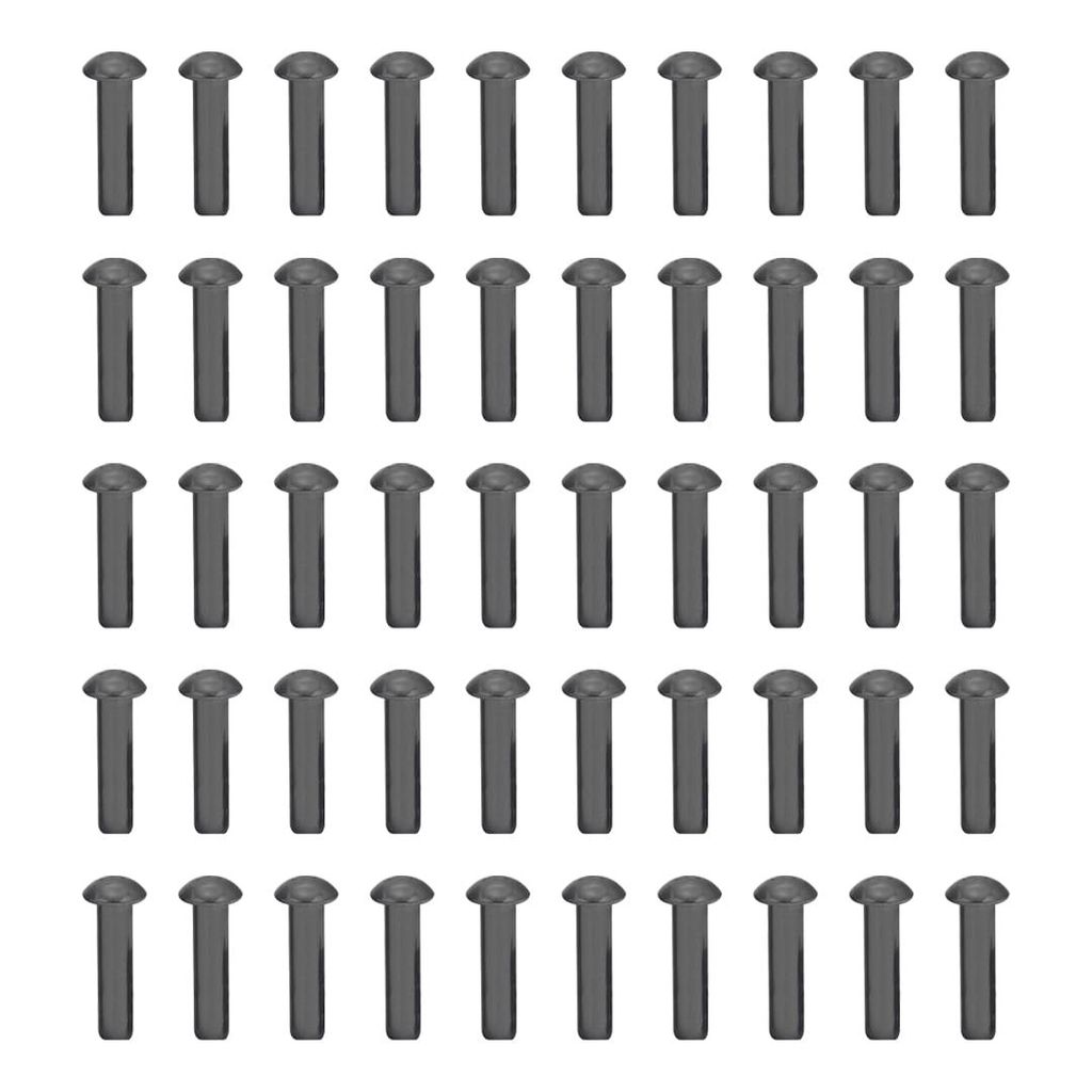 B.K.Jagan & Co Mild Steel Rivets - (Pack Of 50 Pcs) (1/4" X 1.1/2")