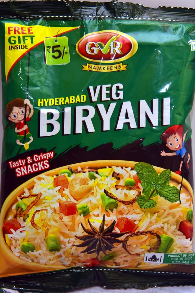 GVR NAMKEENS -- Veg Biryani