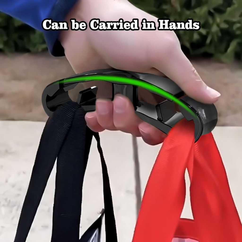 SHANAYA 1Pack Grocery Bag Shopping Bag Holder Handle Carrier Each Handle Holds Up to 80lbs