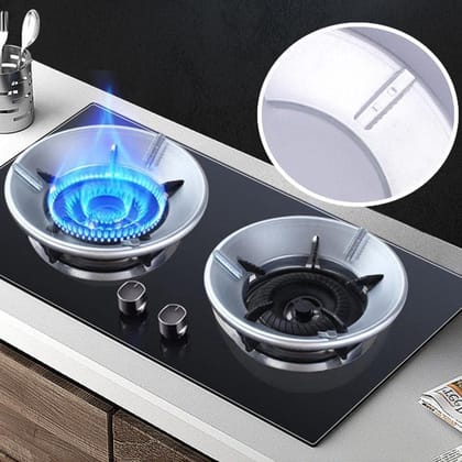 SHANAYA gas saver burner stand | fire and windproof gas saver jali ring | gas saver protecter flame | gas energy saver stand set for all gas stove, Open (PACK OF 1) SHANAYA gas saver burner stand | fire and windproof gas saver jali ring | gas saver protecter flame | gas energy saver stand set for all gas stove, Open (PACK OF 1)
