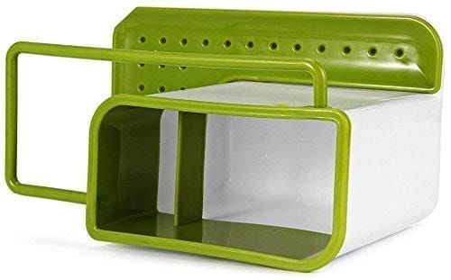 Shanaya Dishwasher Liquid, Brush, Cloth, Soap, Sponge Holder Stand for Man and Woman in Kitchen Tool | 3 in 1 Stand for Kitchen Sink Organizer Stand Rack, Multi Uses, Set of 1 Pcs.