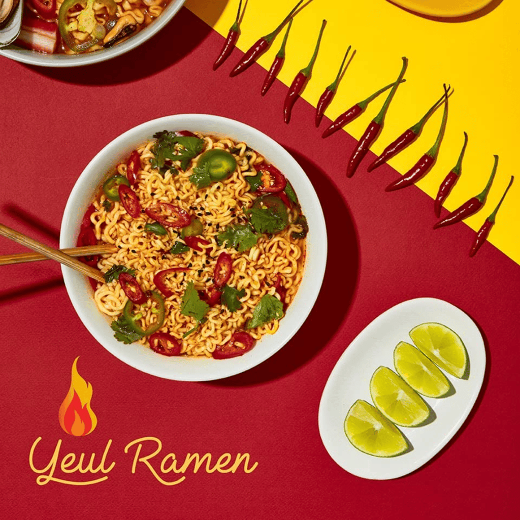 Ottogi Yeul Ramen Super Spicy Traditional Korean Style Instant Ramen Noodles, Extreme Super Hot Ramen 120g, Pack Of 2, The Product Of Korea (Imported)