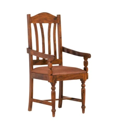 Sheesham Wood Arm Chair with Cushion