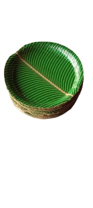  100% Natural Areca Leaf Plates | Disposable and Biodegradable | 8 Inches | Pack of 25