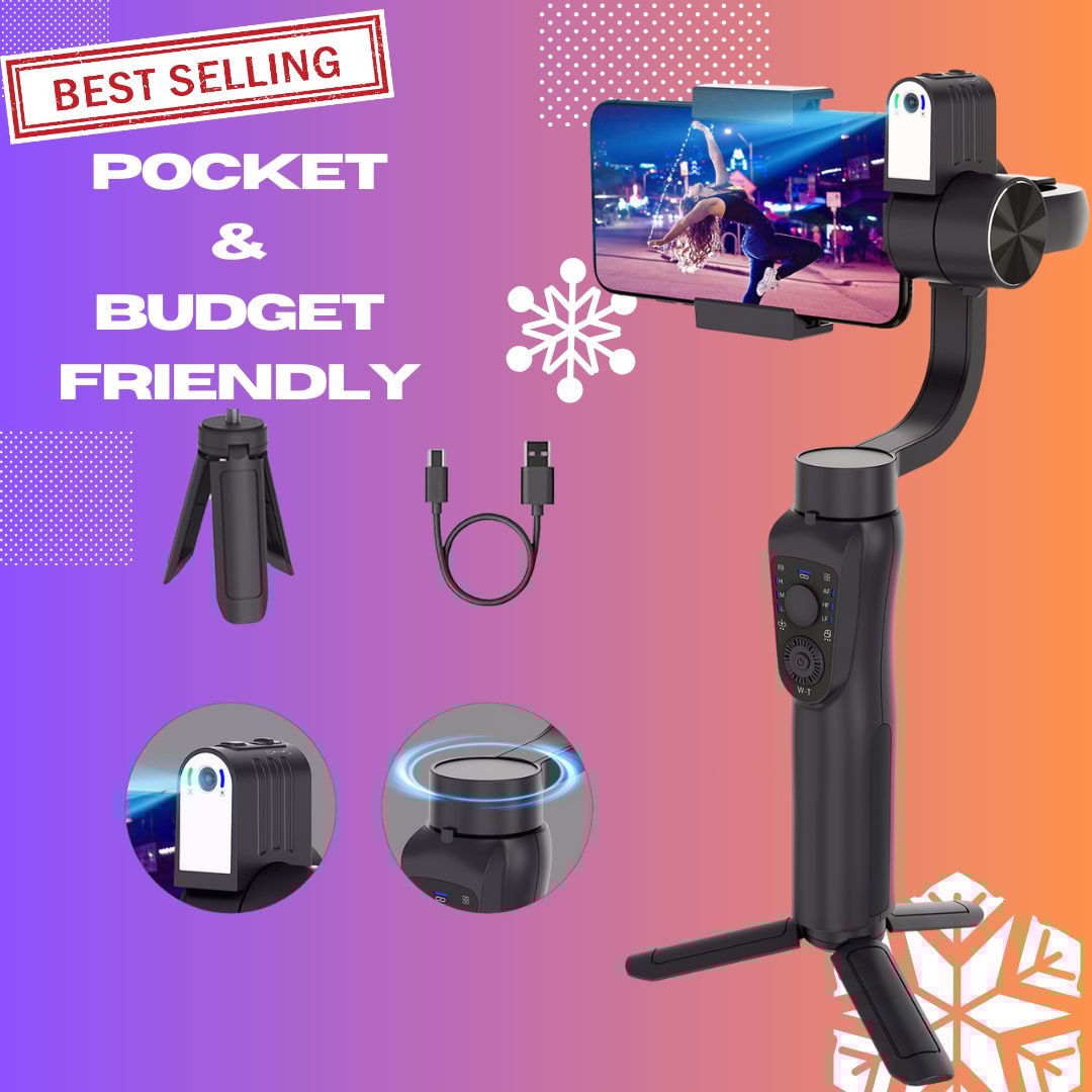 Gimbal AI Face Tracking 3-axis with fill lights