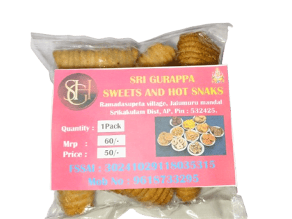 Sri Gurappa Sweets and Hot Snacks - Goduma Gottalu-1 Pack