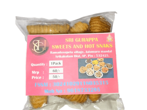 Sri Gurappa Sweets and Hot Snacks - Goduma Gottalu-1 Pack