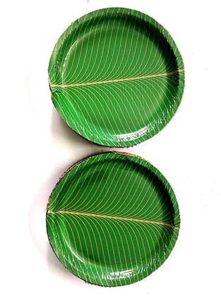  25 Piece Disposable Areca Leaf Plates | Eco-Friendly and Biodegradable Dinnerware | Perfect for Parties, Weddings, and Events