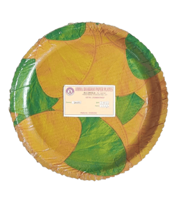 ANNA BHAWAN PAPER PLATES ( 100 PLATES )