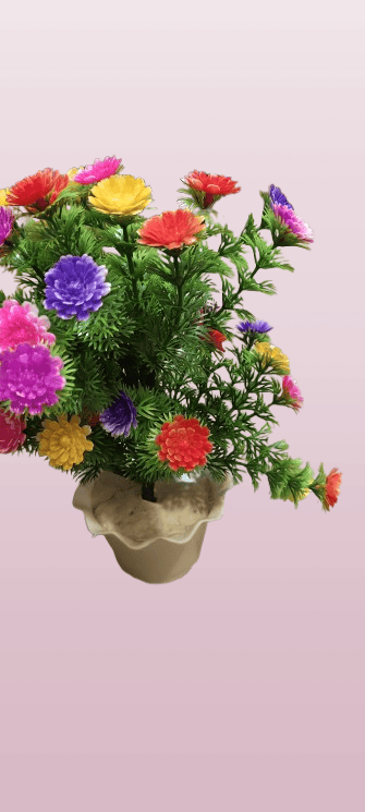  Artificial Flower Potted Plant Home Office Wedding Party Decor