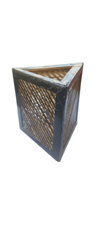 triangle wooden stand