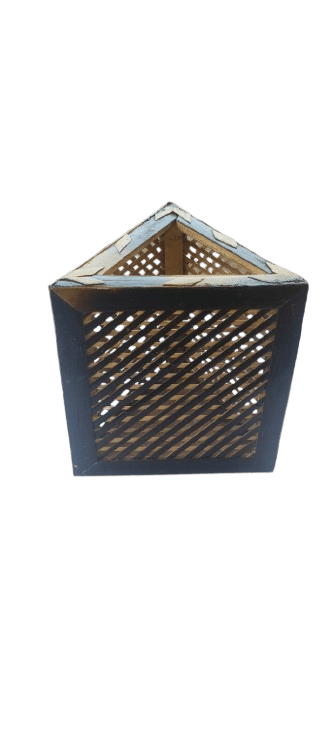 triangle wooden stand