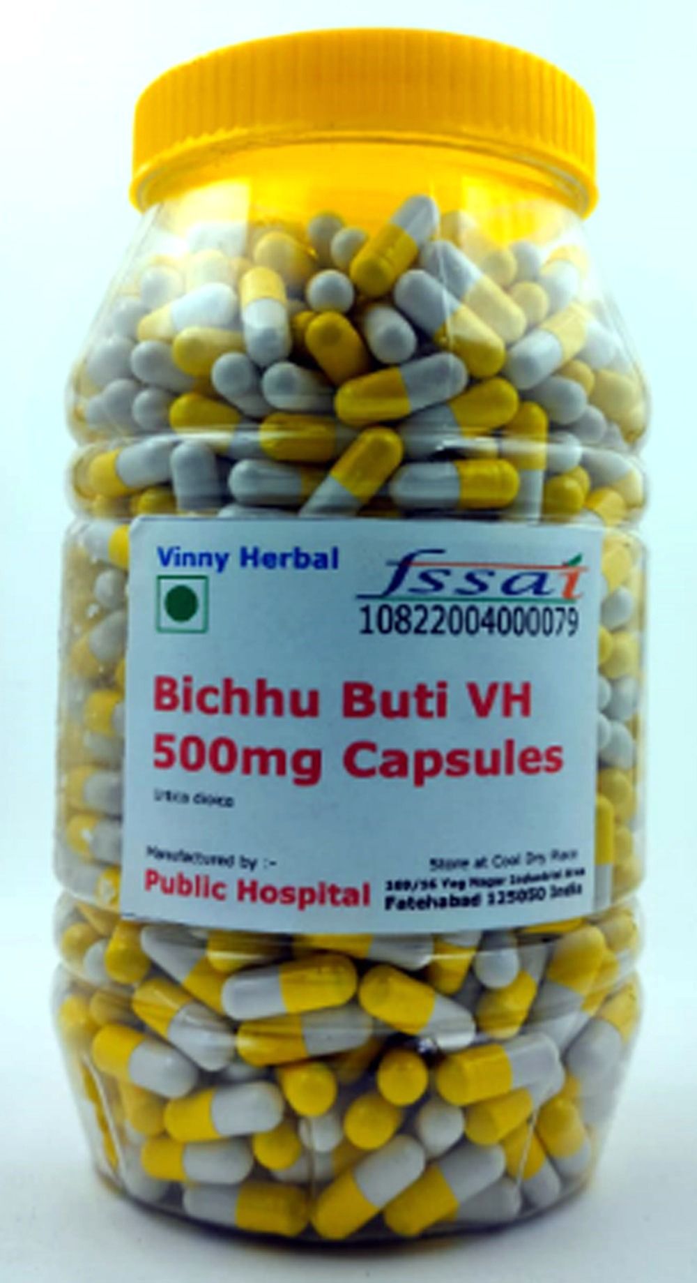 Bichhu Buti VH Herbal Supplement 500mg Capsules