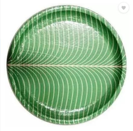  100% Natural Areca Leaf Plates | Disposable and Eco-Friendly | 8 Inches | Pack of 25