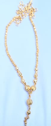 Sri parameswari 22K Gold Plated Traditional Long Necklace Set for Women