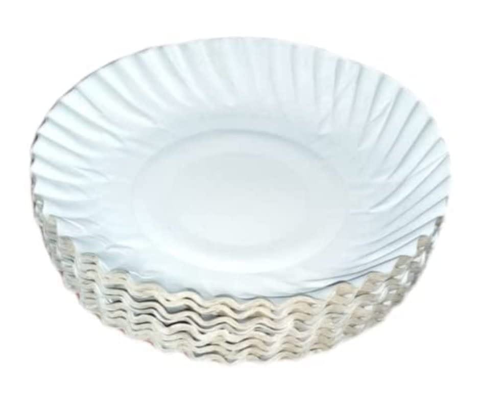 50 - Pack Disposable Paper Plates - 9 Inch