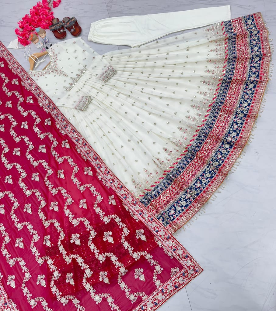 Ready to wear indian salwar kameez Dupatta for women anarkali designer pakistani dresses Festival 3 piece