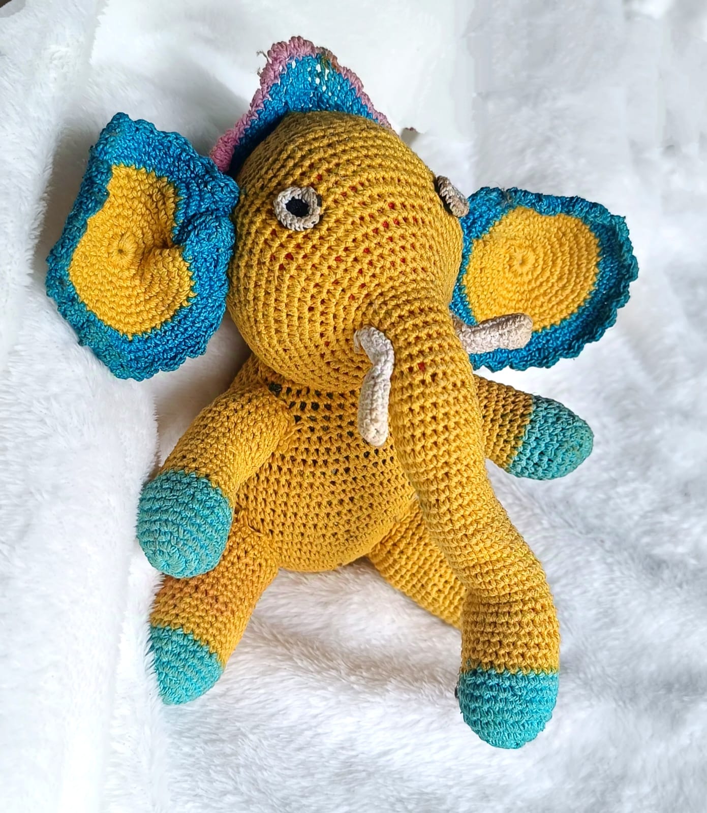 Handmade Crochet Elephant Plushie |🐘🐘🐘