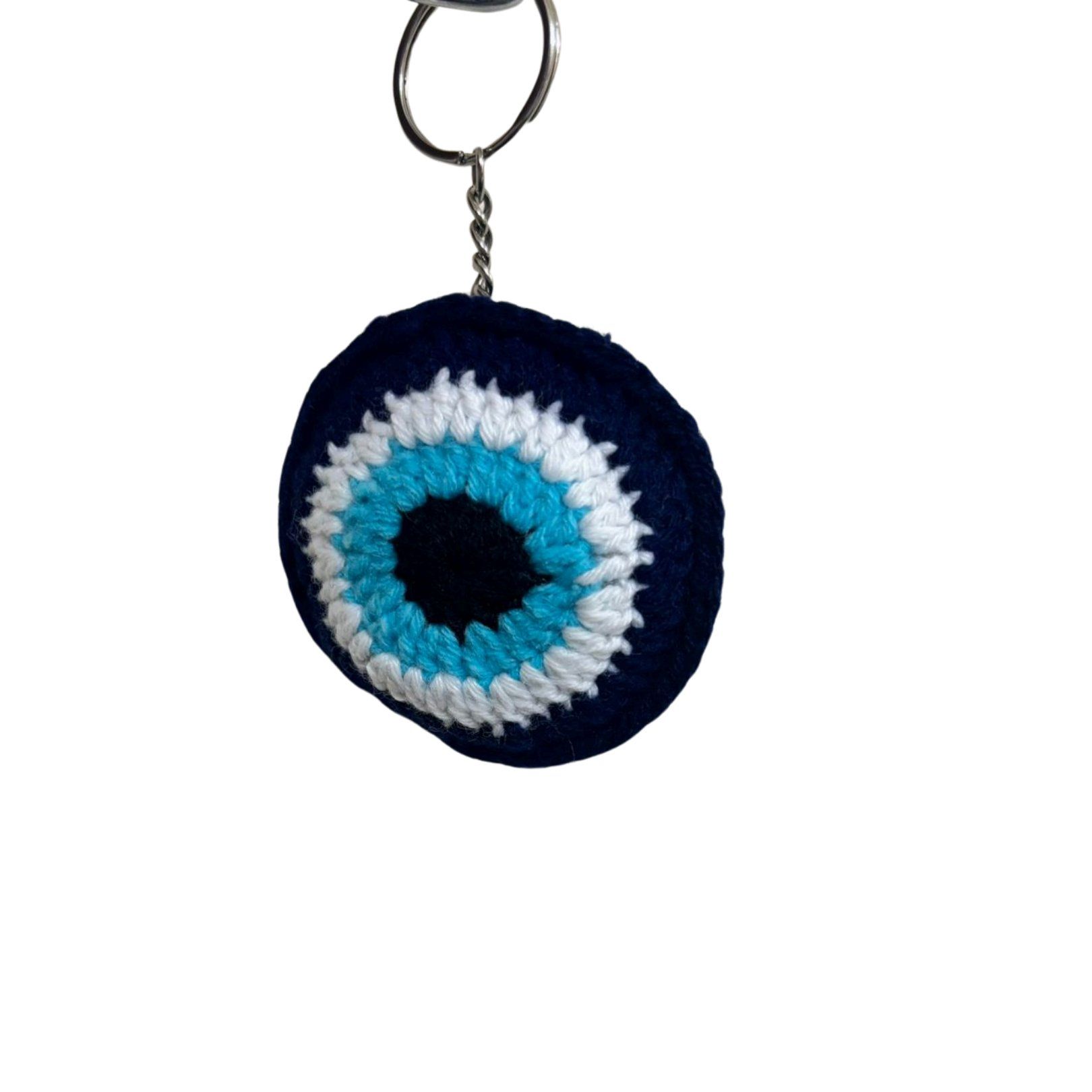 Handmade Crochet Eye Keychain