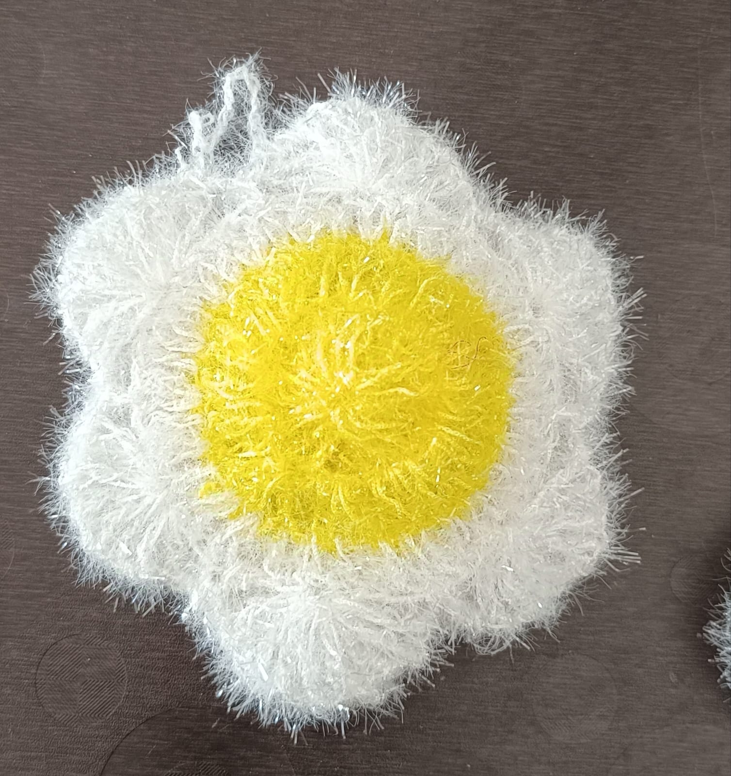 Hand Crocheted 3D Egg Design Car Hangings