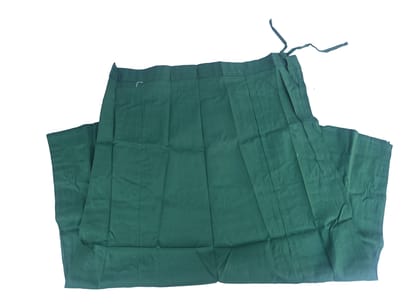 Women's Cotton Saree Petticoat | Bottle Green
