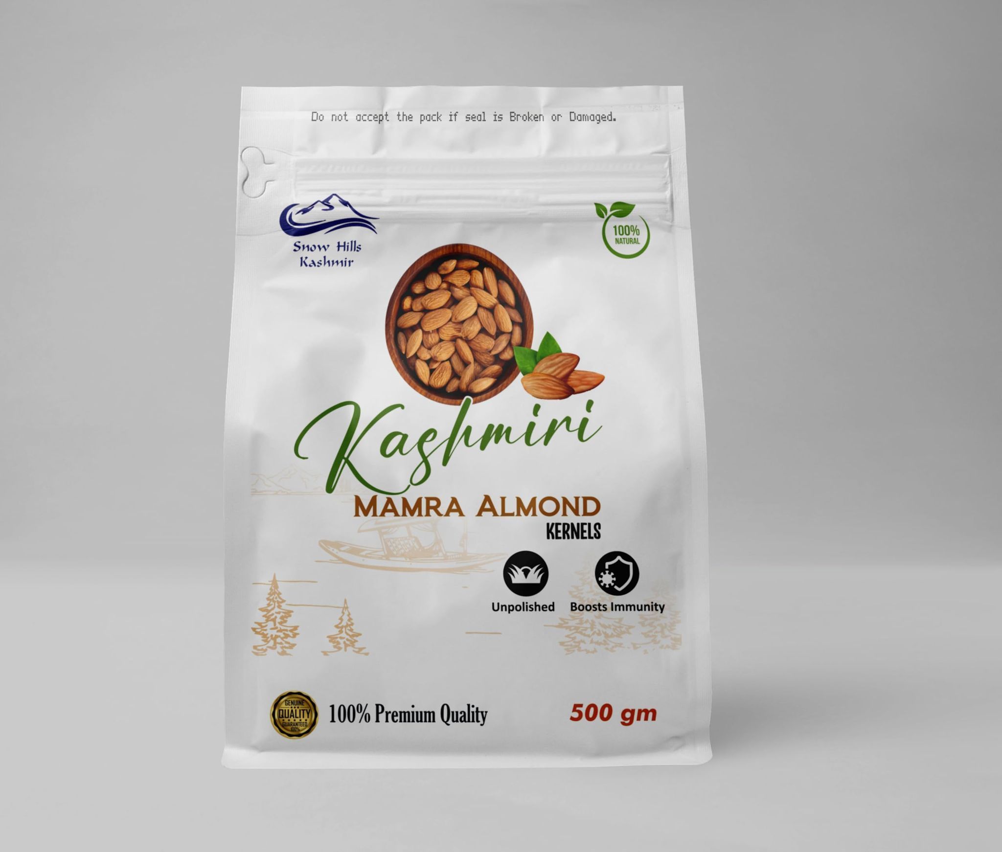 Mamra Giri Almonds (Grade A) quality premium kernals 1000gm(1kg)