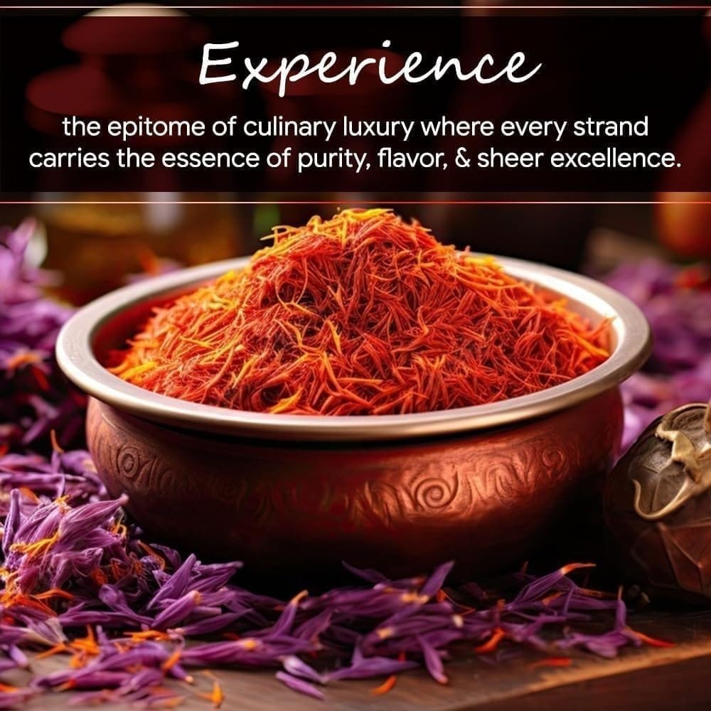 GOJI Premium Mogra Saffron/Kesar - 2g | 100% Pure and Natural Saffron from the Pristine Hills of Kashmir | Organically Cultivated | Ultimate Health Booster, Rich in Antioxidants | Enhances Well-being