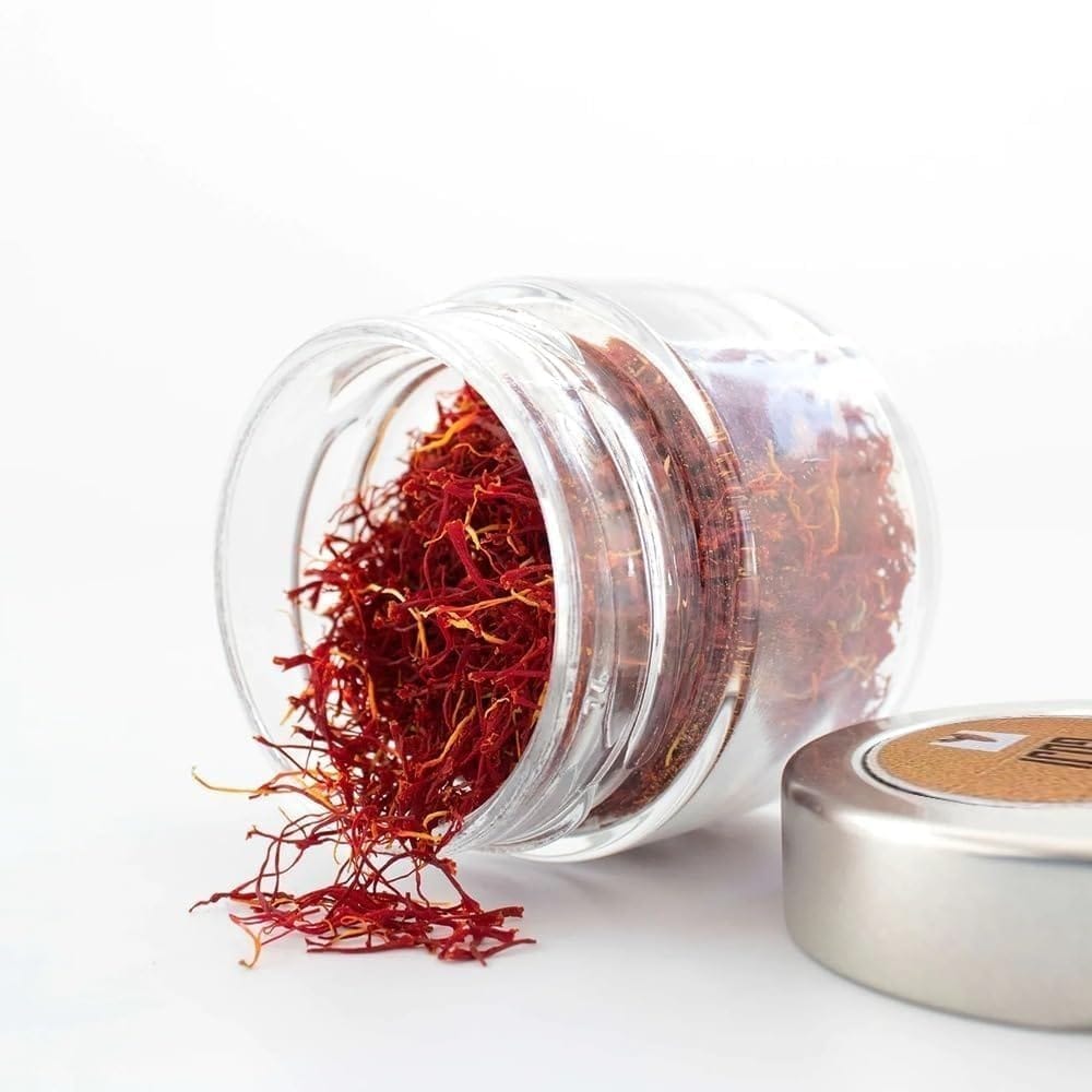 GOJI Premium Mogra Saffron/Kesar - 2g | 100% Pure and Natural Saffron from the Pristine Hills of Kashmir | Organically Cultivated | Ultimate Health Booster, Rich in Antioxidants | Enhances Well-being