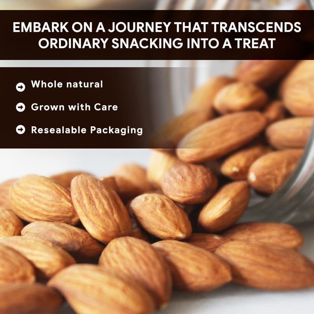 100% california badam/almonds pure and rich almonds pack of 1kg