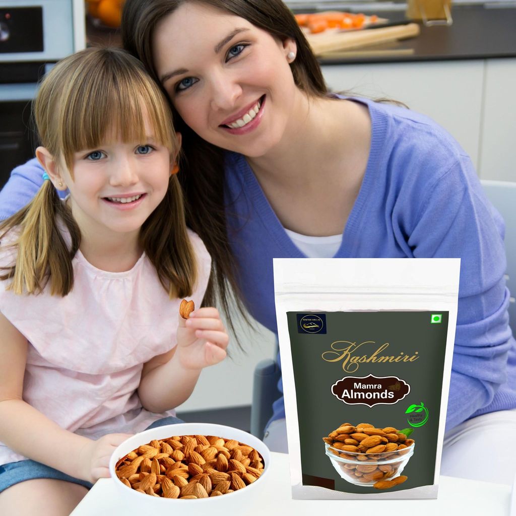 Desi Mamra Almonds(mamra badam) (500GRAM)