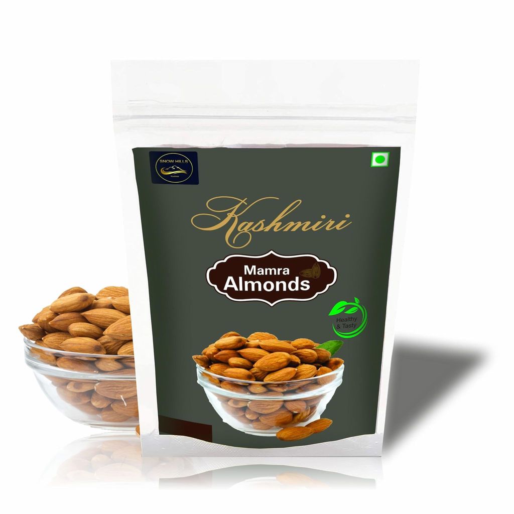 Desi Mamra Almonds(mamra badam) (500GRAM)
