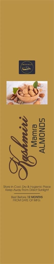 Kashmiri almonds special with hard shell (IN SHELL) (500GM)