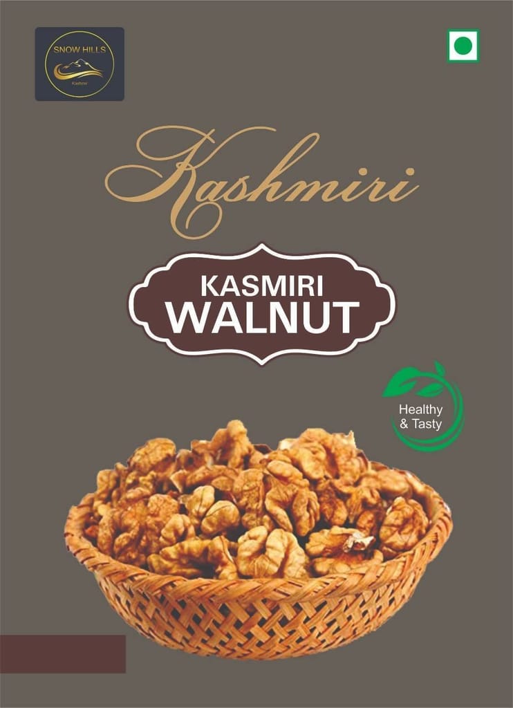 Sasta walnut Fully dry without shell in vacuum pack (fully brown Akhrot giri) (pack of 1KG)