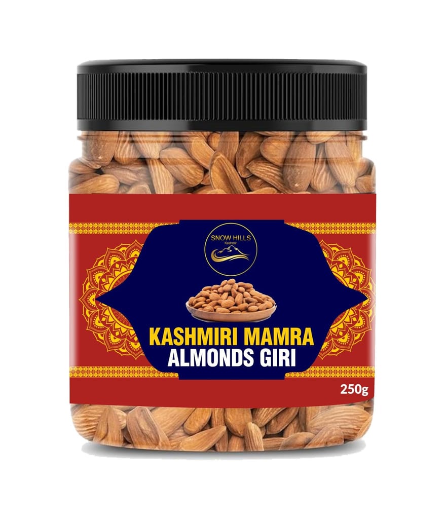 Snow Hills 100% Organic Kashmir�s Special Mamra Almonds Giri (Without Shell) (250 grams)