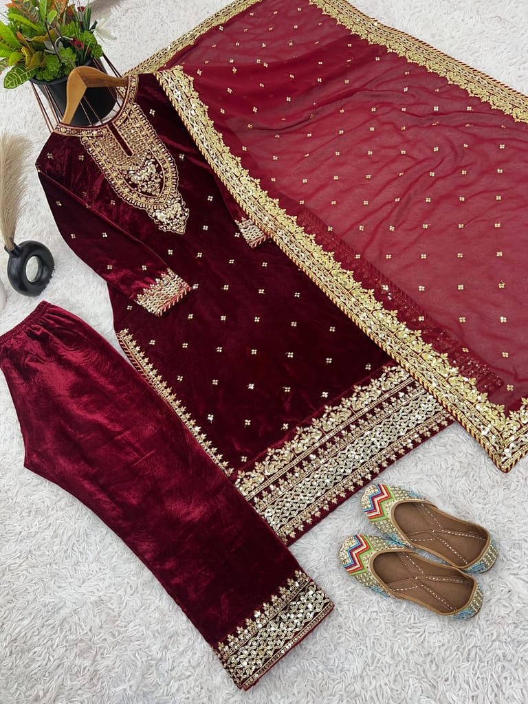 Ready to wear indian salwar kameez Dupatta for women anarkali designer pakistani dresses Festival 3 piece