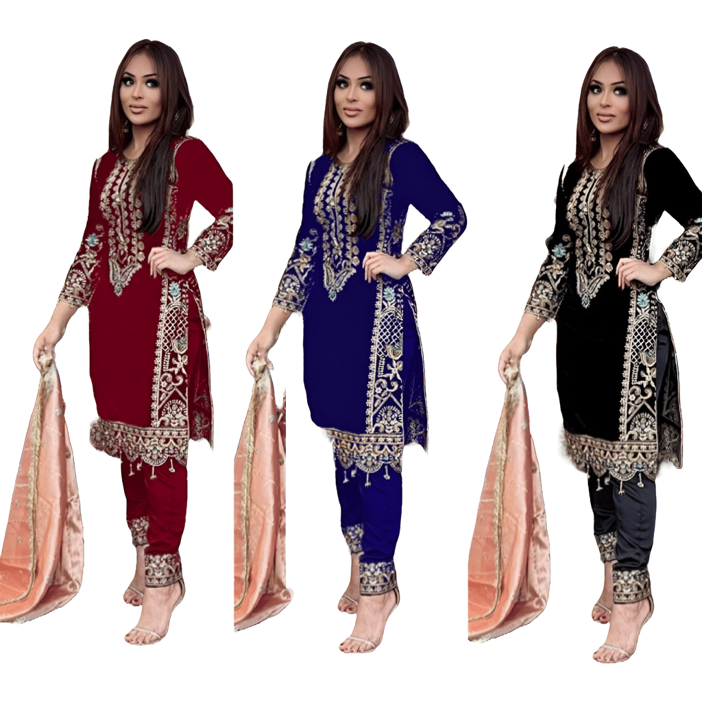 Ready to wear indian salwar kameez Dupatta for women anarkali designer pakistani dresses Festival 3 piece
