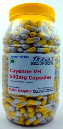 Cayenne VH Herbal Supplement 500mg Capsules