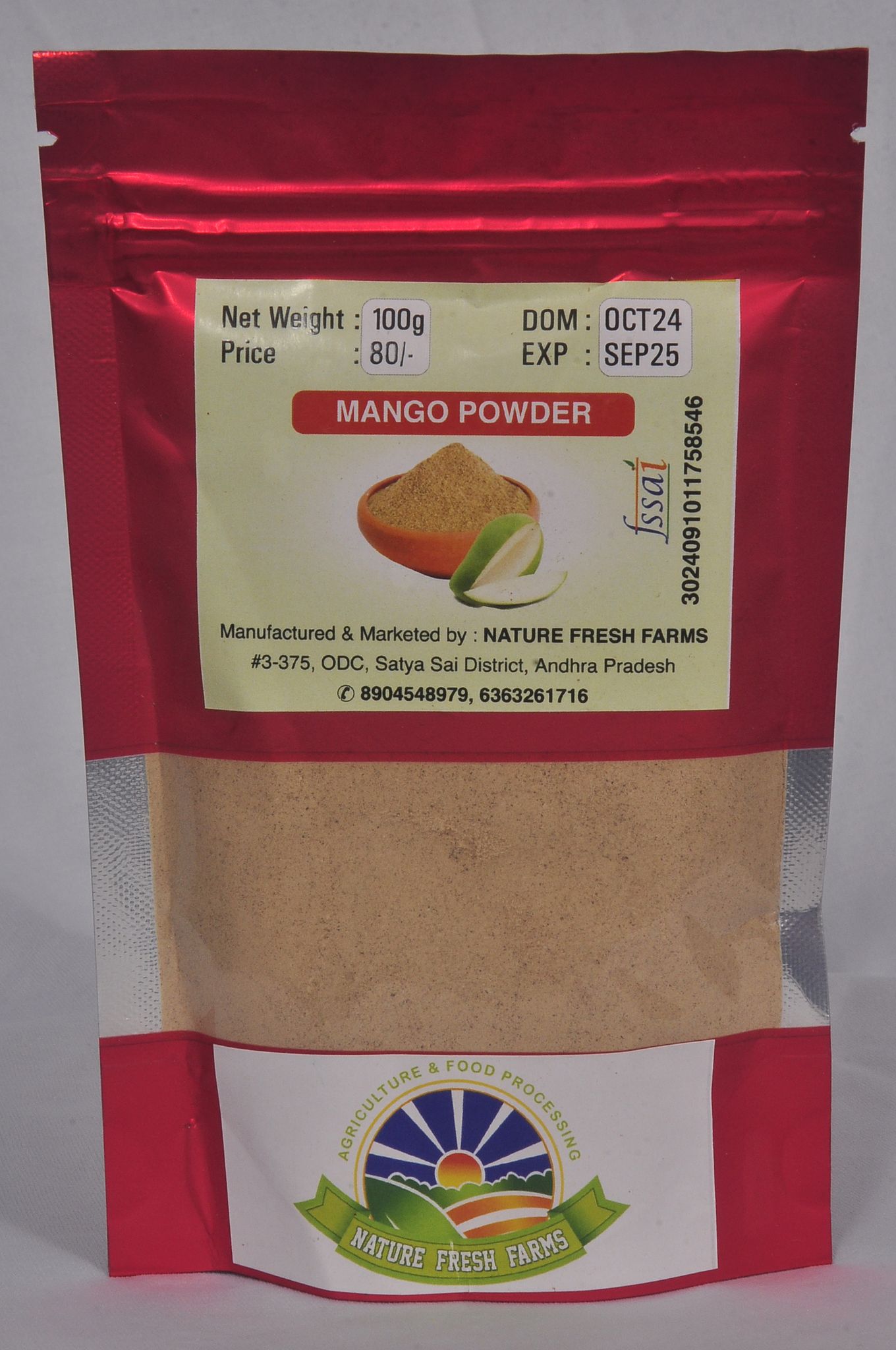  Nature Fresh Farms Mango Powder, 100g