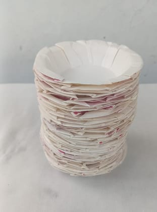  100 Pieces White Paper Dessert Plates - 6 Inches Disposable Appetizer Plates - Sturdy Paper Plates for Weddings, Parties, BBQs, Picnics, and Other Events