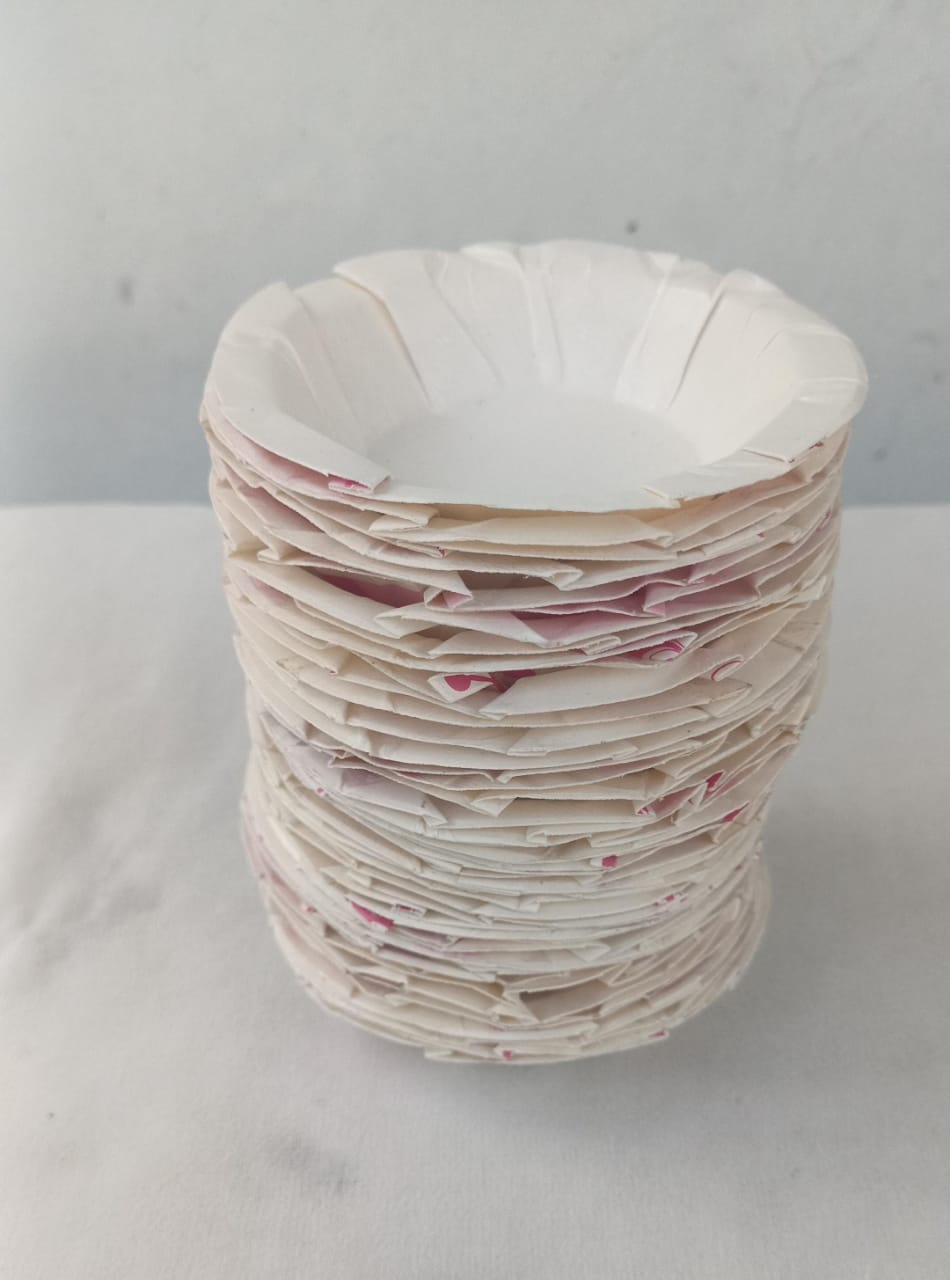  100 Pieces White Paper Dessert Plates - 6 Inches Disposable Appetizer Plates - Sturdy Paper Plates for Weddings, Parties, BBQs, Picnics, and Other Events
