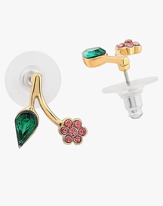 Elegant Floral Crystal Earrings Elegant Floral Crystal Earrings